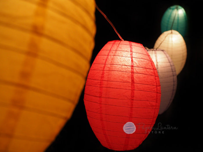 14" Easter Egg / Baby Shower Pastel Lantern String Light COMBO Kit (21 FT) - PaperLanternStore.com - Paper Lanterns, Decor, Party Lights & More