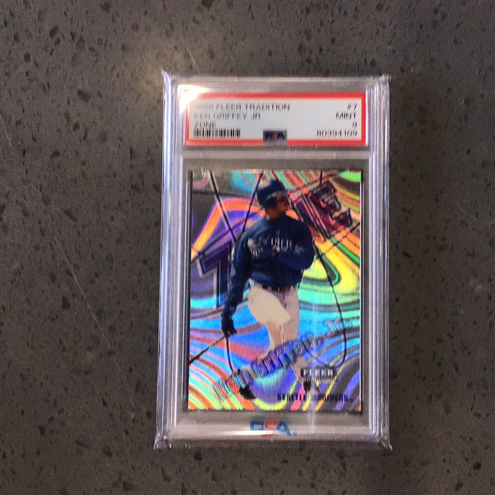 1998 Fleer Tradition Ken Griffey Jr. Zone PSA 9 (4109)