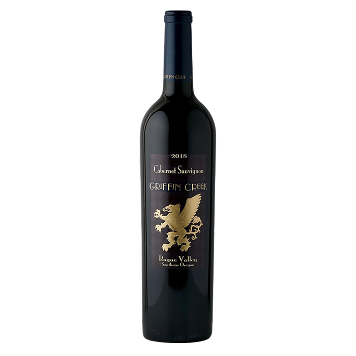 2018 Cabernet Sauvignon Griffin Creek, front of bottle