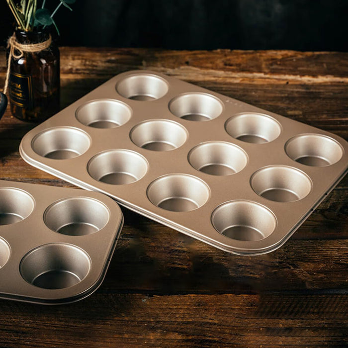 2er-Set Muffinblech 12 Mulden – antihaftbeschichtet & hitzebeständig