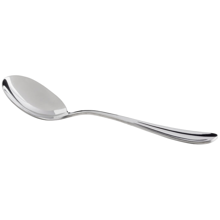 Acopa Benson 6 11/16" 18/0 Stainless Steel Heavy Weight Bouillon Spoon - 12/Pack