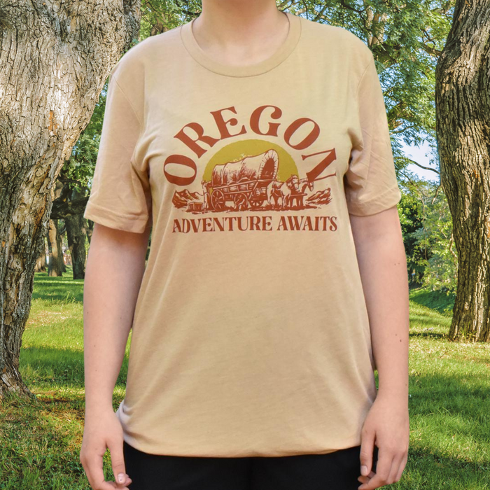 Adventure Awaits Oregon Trail T-Shirt