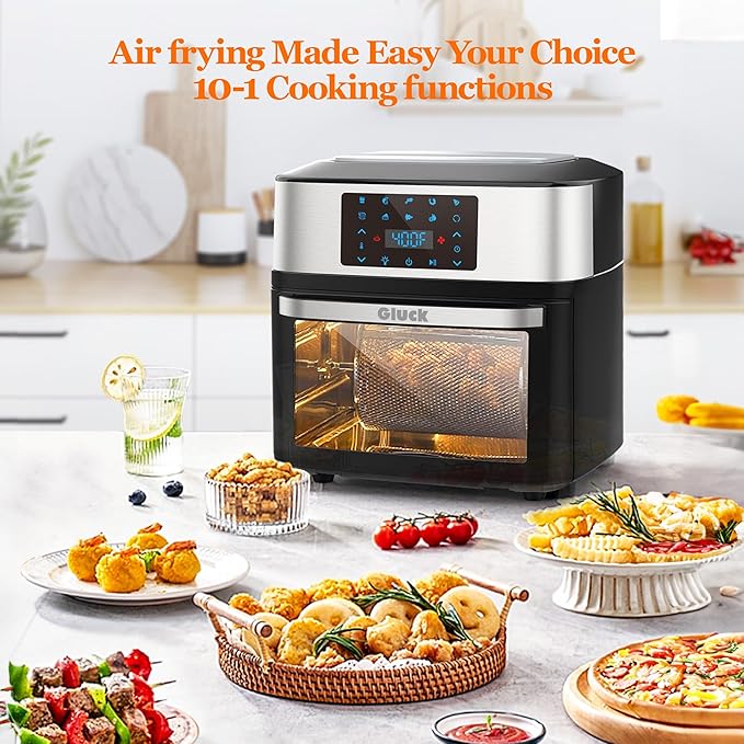 Air Fryer Oven Large 20 QT, Multifunctional 10-in-1 Airfryer Toaster Combo
