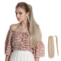 Alilang Straight Ponytail Extension - 24 Inch Long Straight Wrap Around Ponytail for Women Clip Ponytail Hair Extensions Synthetic