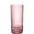 America 20s Bicchiere Cooler Bibita 49 cl Lilac Rose Set da 6 Pezzi