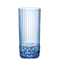 America 20s Bicchiere Cooler Bibita 49 cl Sapphire Blue Set da 6 Pezzi