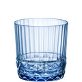 America 20s Bicchiere DOF Whisky 37 cl Sapphire Blue Set 6 Pezzi