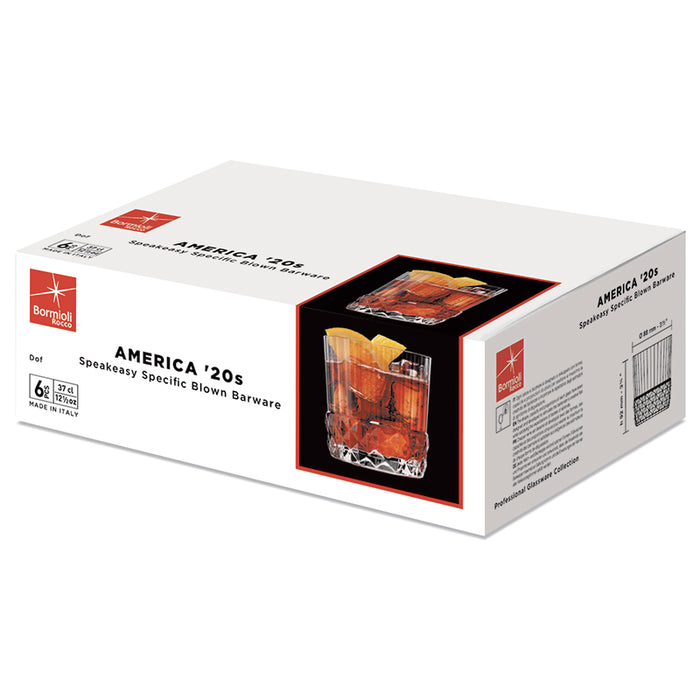America 20s DOF Whisky 38 cl Set da 6 pezzi