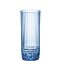 America 20s Long Drink 40 cl Set 6 Pezzi Sapphire Blue