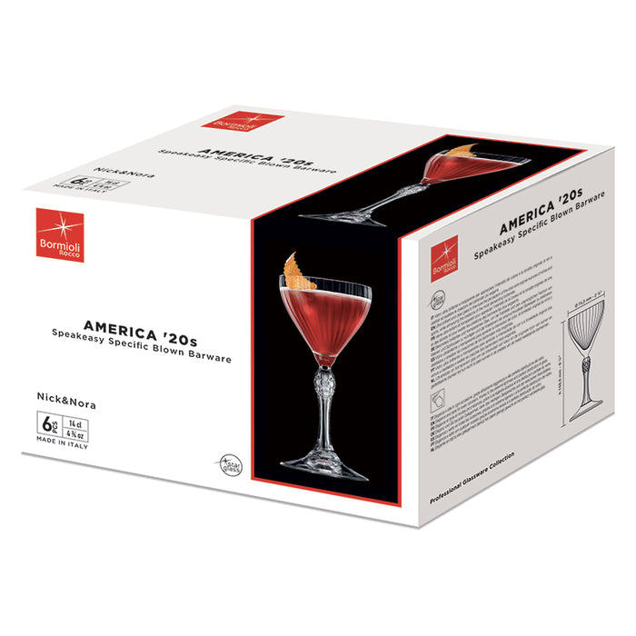 America 20s Nick & Nora 14 cl Set 6 Pezzi