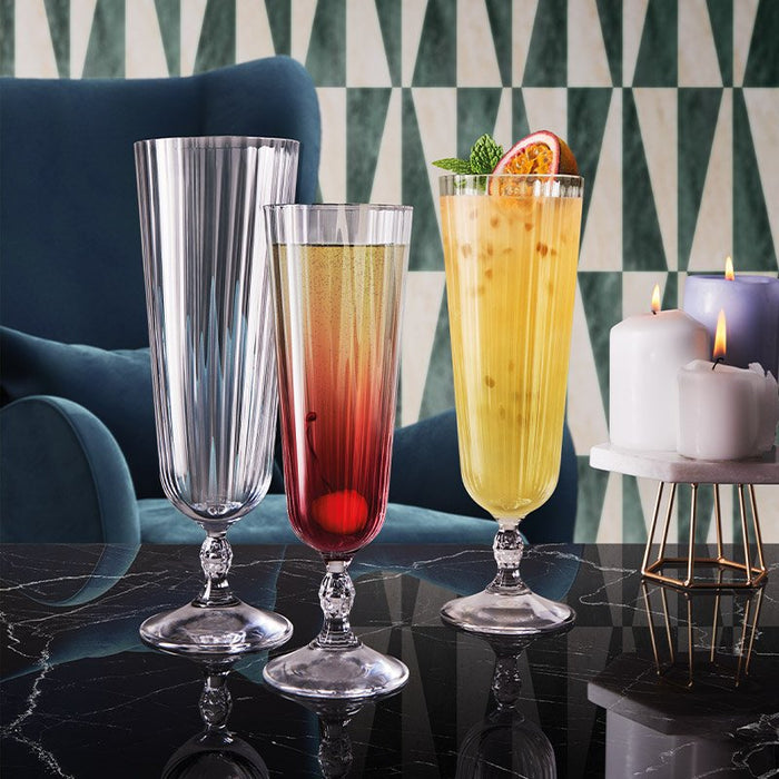 America 20's Sling 300 Calice Cocktail 40 Cl Set 6 Pz In Vetro