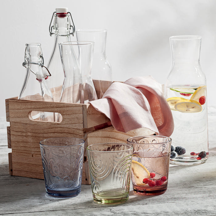 Aquaria Caraffa 1,19 L in Vetro Set 6 Pz