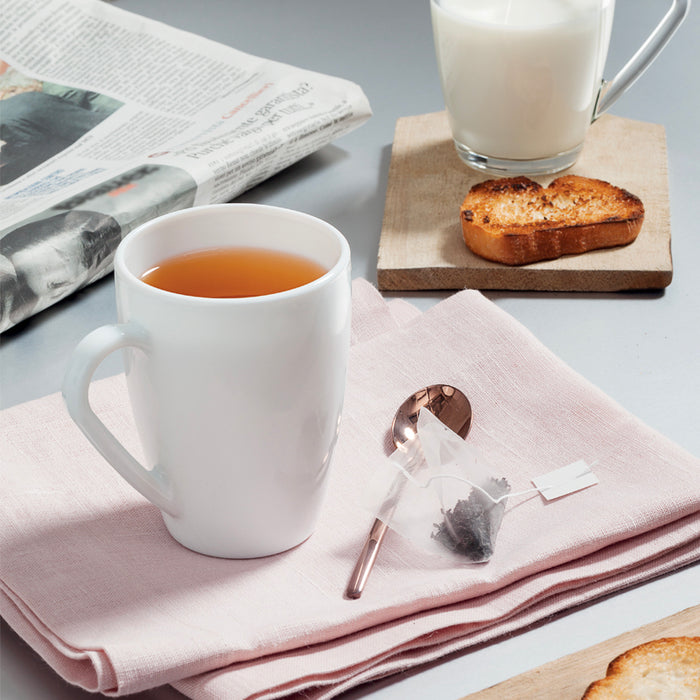 Aromateca Icon White Mug 34 cl Set 6 Pz Opal Glass