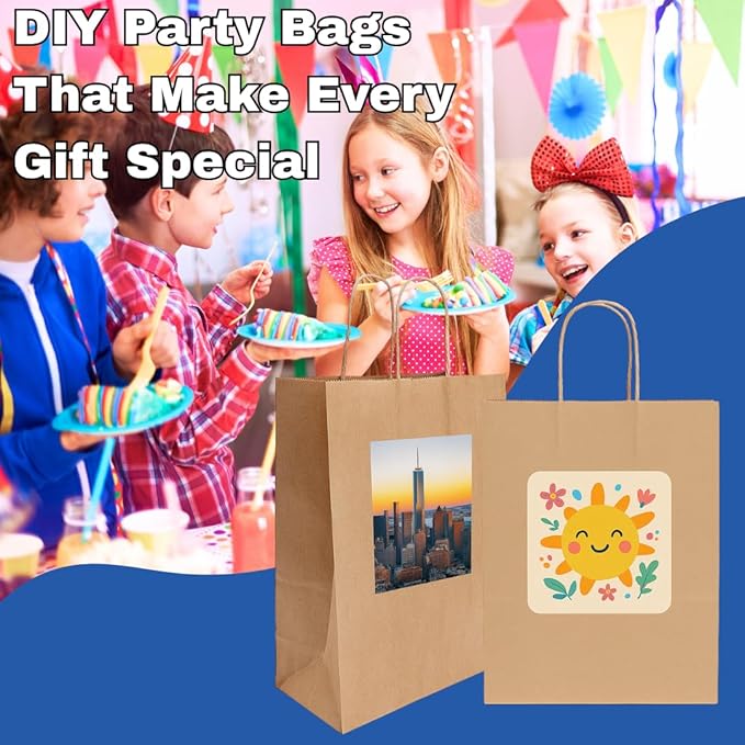 ASSUREPAK Kraft Paper Bags, 10" x 5" x 13", 90 GSM, 250 Count