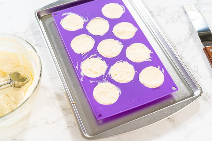 Bakerpan Silicone Mini Round Baking Nonstick Molds 1.9" - Set of 2