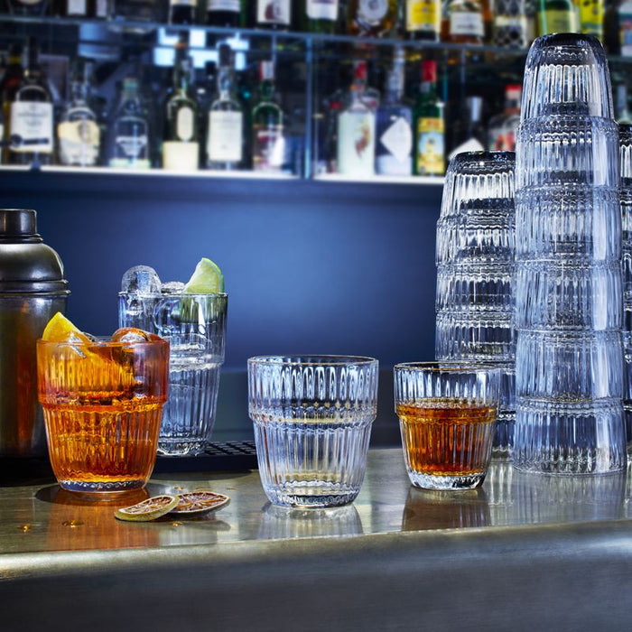 Barshine Bicchiere Dof 39,5 cl Set 6 Pz Impilabile In Vetro Temperato