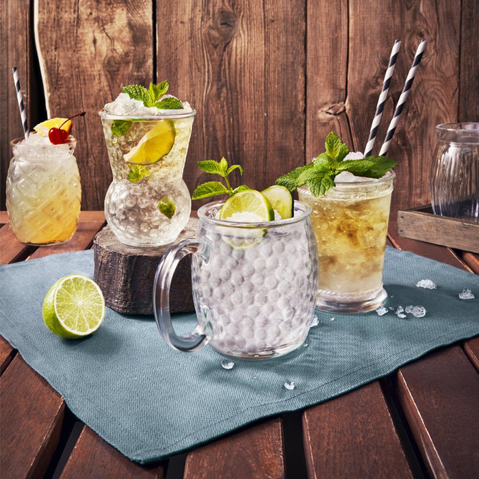 Bartender Bicchiere Cocktail Julep 36,5 cl Set 6 Pz In Vetro