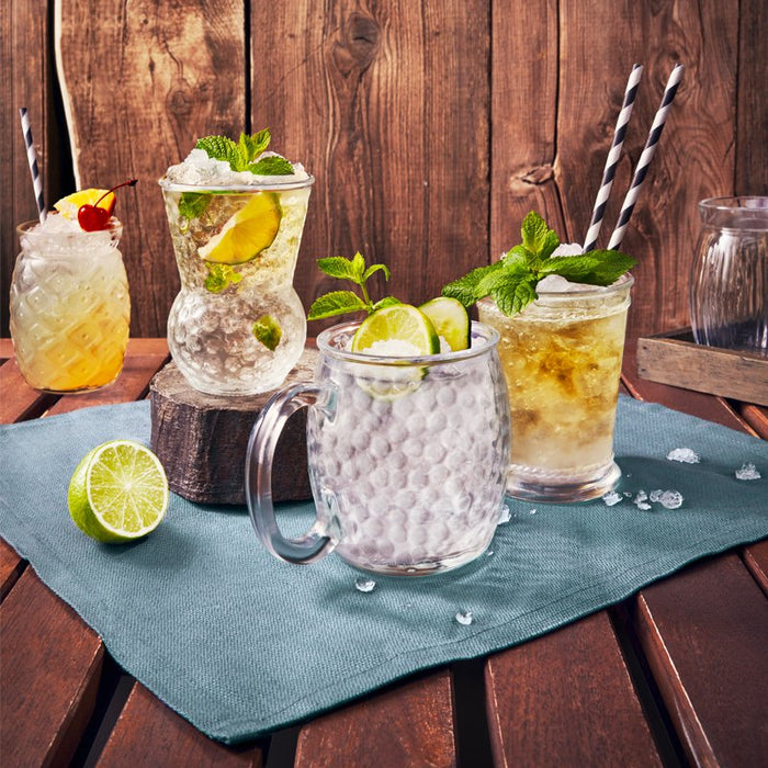 Bartender Bicchiere Cocktail Mojito 38 cl Set 6 Pz In Vetro