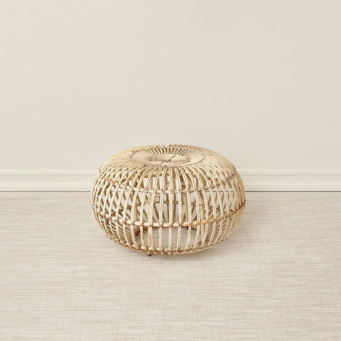 Chilewich Basketweave Woven Floor Mat | Khaki, durable indoor-outdoor woven vinyl rug