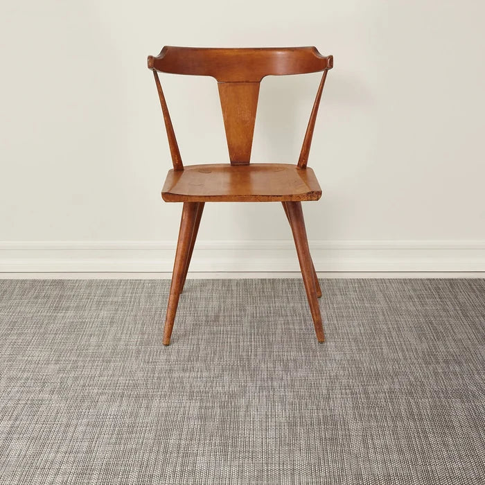 Basketweave Woven Floor Mat | Oyster by Chilewich, durable woven vinyl floor mat for indoor and outdoor use