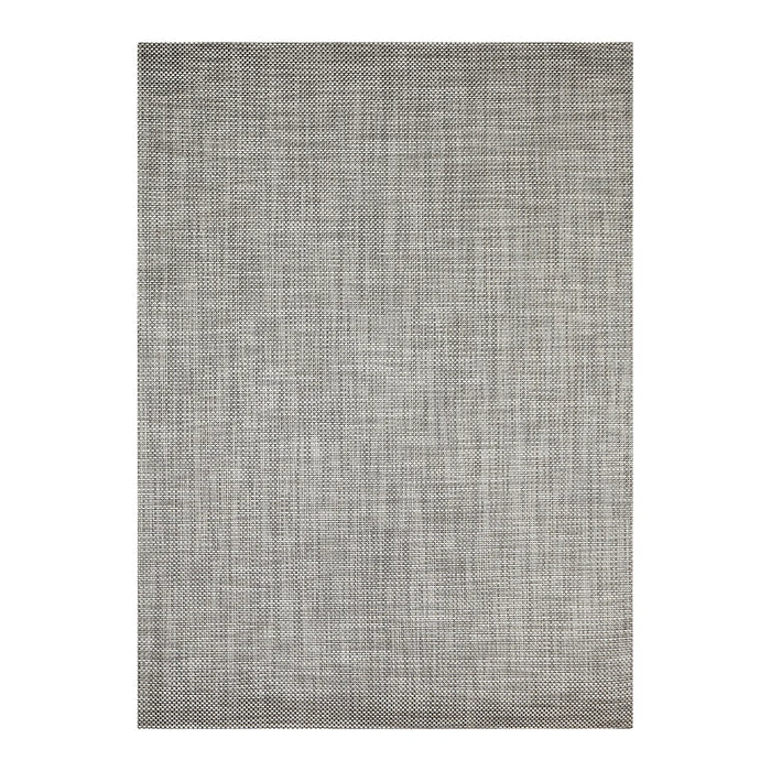 Chilewich Basketweave Woven Floor Mat in Oyster, durable indoor-outdoor vinyl rug