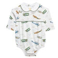 BCC Airplanes Printed Pima Bubble w/ Round Collar