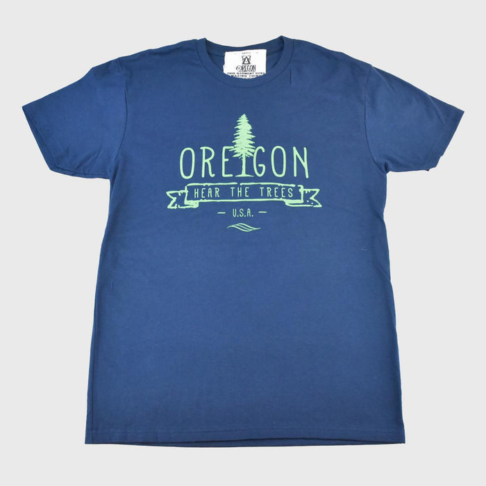 Be Oregon Hear The Trees T-Shirt, entire front