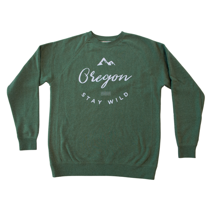 Be Oregon Stay Wild Crew Sweatshirt