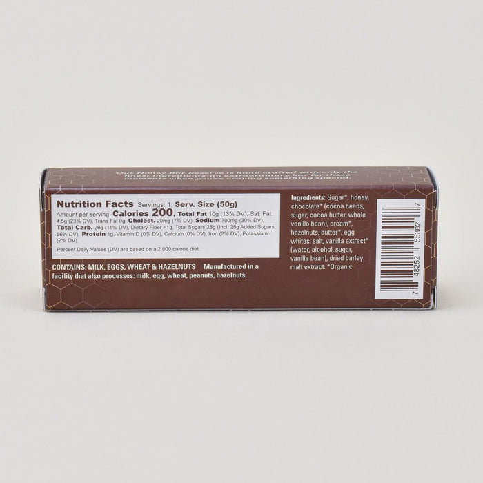 Bees & Beans Honey Bar Reserve, 1.8oz.