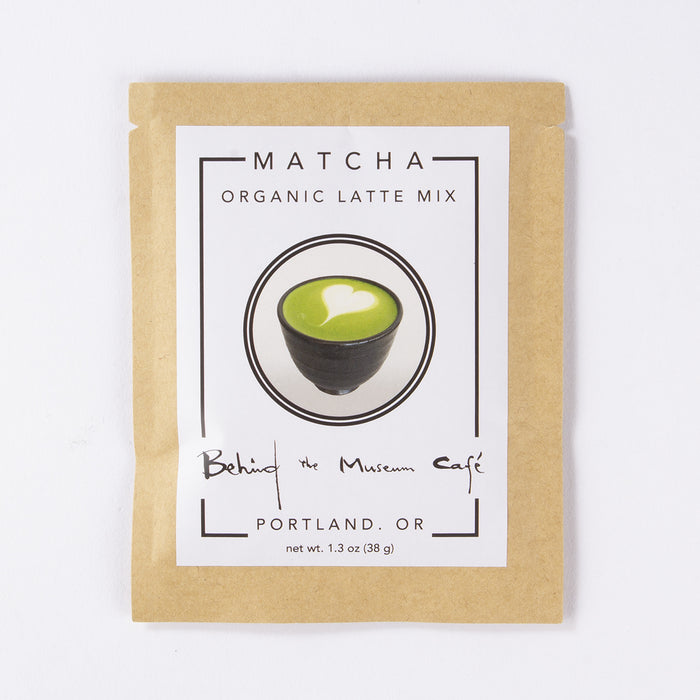 Behind the Museum Cafe Matcha Organic Latte Mix, 1.3oz.
