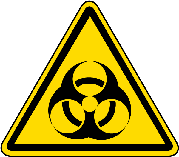Biological Hazard _ ISO Label