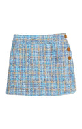 Bisby - Mini Skort - Turin Tweed - blue