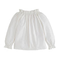 Bisby - Tory Top - Snow Pointelle - white