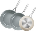 BLAZANT Ceramic Nonstick Frying Pan Set, 3-Piece Skillets PFAS-Free
