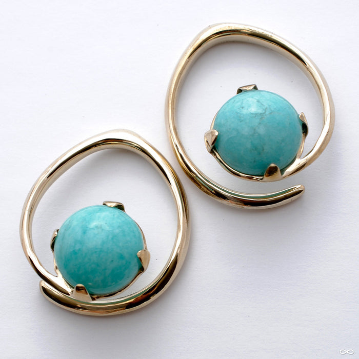 Small / Brass / Turquoise