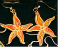 Breeze Chic | Starfish handcrafted quilled paper earrings, lightweight eco-friendly artisan jewelry inspired by nature