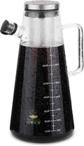 BTaT- Airtight Cold Brew Coffee Maker Pitcher, 2 Liter / 64 oz