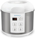 Buffalo Rice Cooker Stainless Steel Inner Pot Rice Maker Large, 10 Cup