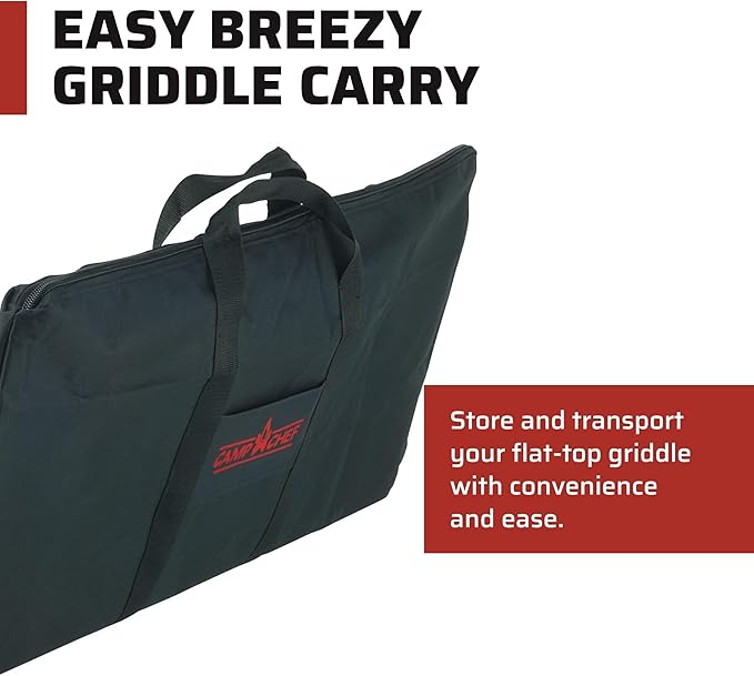 Camp Chef SGBXl Griddle Carry and Storage Black Bag Fits Models SG60 and SG32