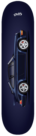 Car Art 964 Skateboard Deck 7-ply Hardrock Canadian Maple Midnight blue V1