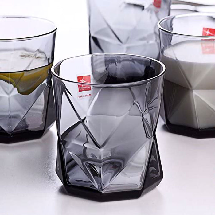 Cassiopea Onice Bicchiere Acqua 32 Cl Set 6 Pezzi Grigio
