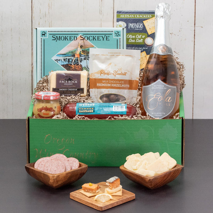 Cheers! Eola Hills Sparkling Gift Basket