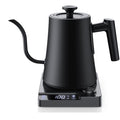 CHEFESS Gooseneck Electric Kettle with ±1°F Temperature Control - 1.0L Pour Over Coffee Kettle & Tea Maker, 1200W Fast Heating, 24H Keep Warm, Built-in Brew Timer, 100% Stainless Steel Interior