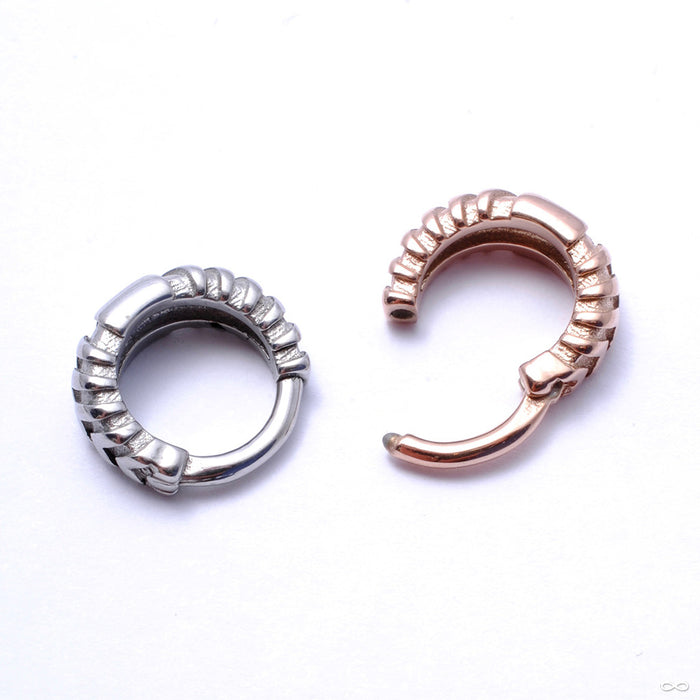 Chevronelle Clicker from Tether Jewelry in Assorted Metals