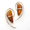 Chiapas Amber in Brass from Quetzalli