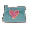 Clay Heart Oregon Magnet