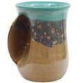 Clay in Motion Island Oasis Handwarmer Mug, Left Hand