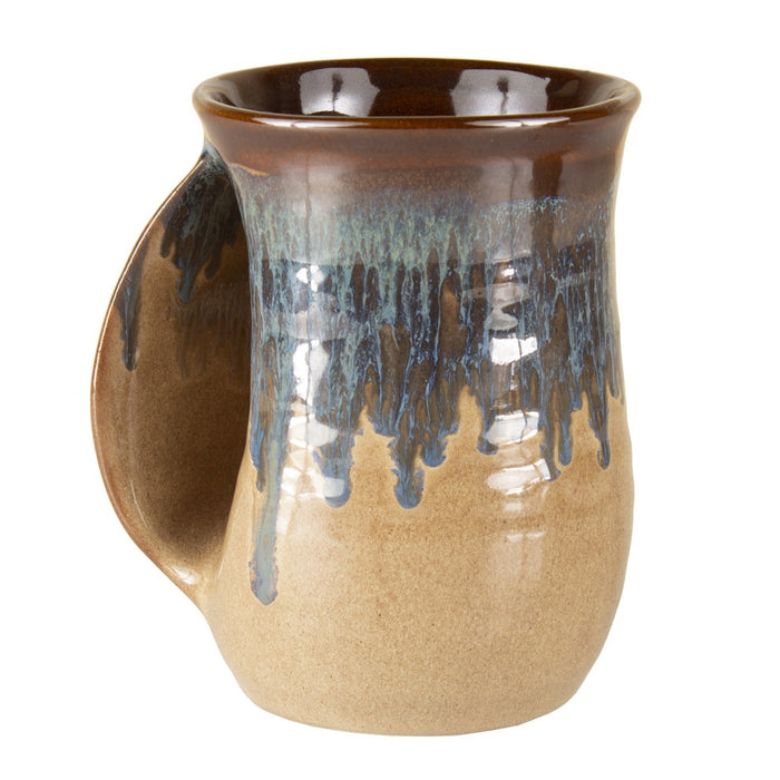 Clay In Motion Mudslide Handwarmer Mug, Left Hand