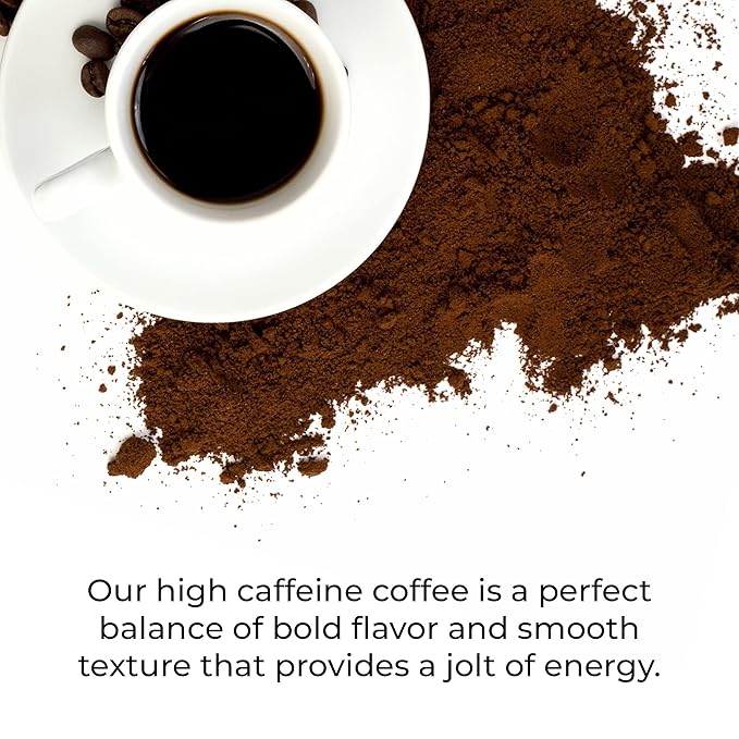 Colonial Coffee High Caffeine Med-Dark Roast Packets, 2.5oz, 100 Ct