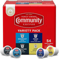 Community Coffee Variety Pack 54 Count Coffee Pods, Medium Dark Roast, Compatible with Keurig 2.0 K-Cup Brewers(Pack of 1)